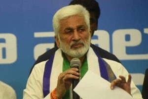 Naidu conspiracy stopped Capital: Vijayasai tells Vizag