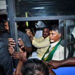 Chandrababu Naidu detained amid high drama in Vijayawada