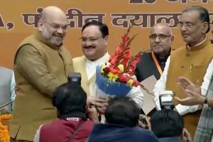 JP Nadda replaces Amit Shah as BJP chief