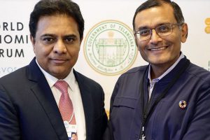 KTR gets rare honour at Davos, Jagan failed to send even AP delegate!