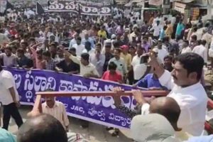 Amaravati protests marked by Maha Shivratri chants
