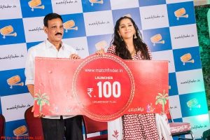 MatchFinder.in Launches affordable 100 Rs plan by actress Rashmi Gautam