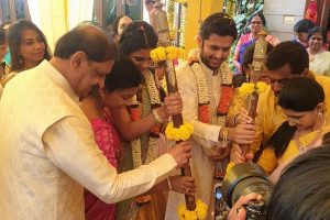Nithiin gets engaged to Shalini