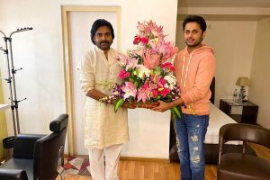 Photos : Pawan Kalyan wishes Bheeshma Team