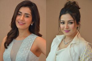 Rashi Khanna and Catherine Tresa at WFL Trailer Launch