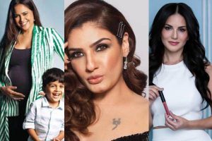Bolly-moms Raveena, Sameera, Sunny talk childcare, lockdown
