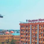 IAF chopper showers petals on Hyderabad's Gandhi Hospital