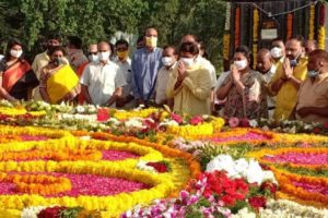 NBK with his family at NTR Ghat