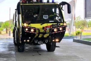 Disaster averted at Tirupati airport as fire engine overturns on runway