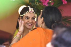 Kajal Aggarwal Haldi Ceremony