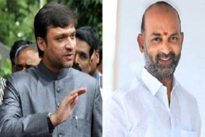 KCR Govt files cases against Bandi Sanjay and Akbaruddin