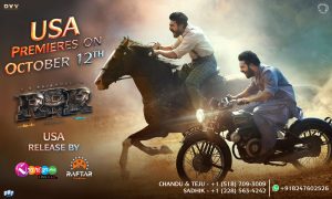 Sarigama Cinemas & Raftar Creations to present RRR in the US