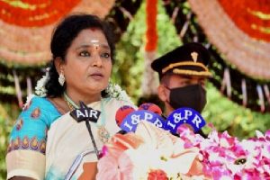 Telangana Governor for using NSS to create Covid awareness