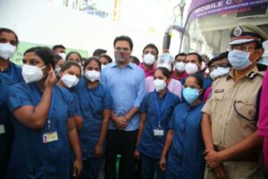 100-bed Covid care centre opened in Hyderabad