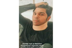 Allu Sirish injures neck while strength training