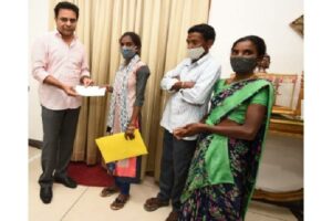 KTR helps tribal student to pursue higher studies