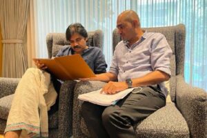 Director Krish posts update on ‘Hari Hara Veera Mallu’, shares pic with Pawan Kalyan