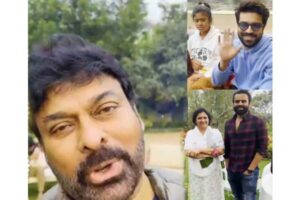 Helming camera, Chiranjeevi records family’s Sankranti celebrations
