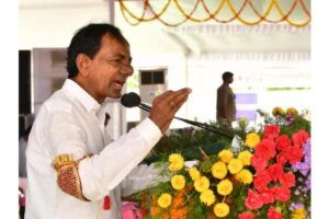 KCR gives slogan of golden Bharat