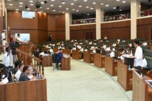 TDP MLAs bring whistles into the house, speaker suspends