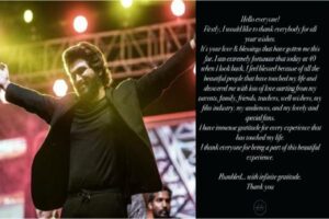 Emotive note from Allu Arjun thanking his fans for b’day wishes