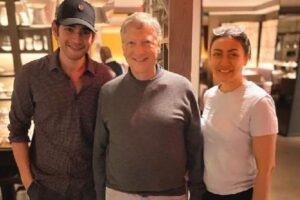 Pic Talk: Superstar meets Bill Gates