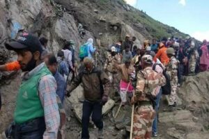 Two pilgrims from AP are missing in Amarnath