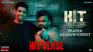 Adivi Sesh & Sailesh Kolanu announces the HIT:2 teaser release date