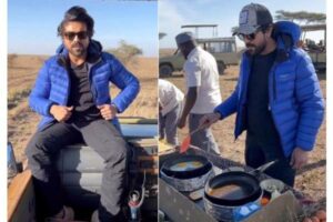After ‘RRR’ promo tour, Ram Charan chills out in the wilds of Kenya