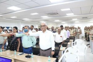 Telangana secretariat employees take Constitution Day pledge