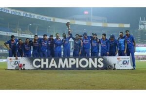 India rise to the top of ODI rankings with thumping 3-0 series win over New Zealand