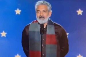 ‘Mera Bharat Mahan’: S.S. Rajamouli at 28th Critics Choice Awards