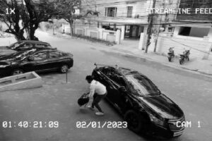 CCTV footage shows VJ Sunny escaping with loads of currency