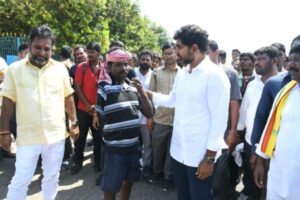 Jagan implementing Raja Reddy constitution, says Lokesh