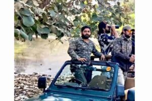 Allu Arjun Holidaying at Ranthambore National Park