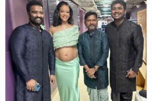 Speechless ‘Naatu Naatu’ singers have their fanboy moment with Rihanna