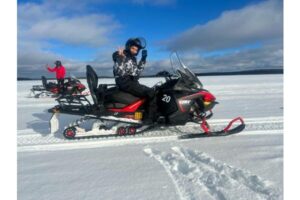 Lakshmi Manchu savours Northern Lights, husky-sleigh rides in Finland
