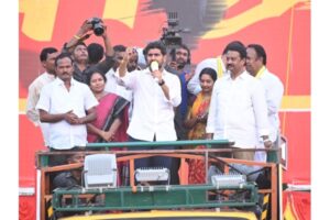 2024 polls will be a war between poor and millionaire Jagan, says Lokesh Agle