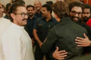 Allu Arjun bonds with Aamir Khan and Hrithik Roshan
