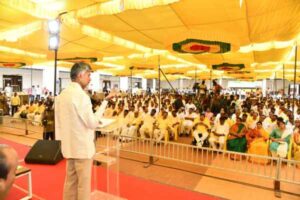 TDP has always been with people, says Naidu