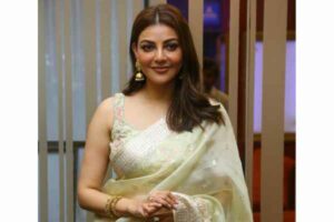 Kajal Aggarwal at Satyabhama First Look Launch