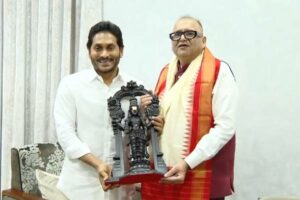 SKOCH Group chief meets Jagan