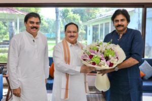 Pawan meets Nadda in Delhi, talks about alliance