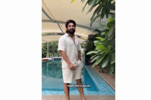 Instagram captures Allu Arjun’s Daily Routine