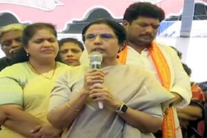 Did Chandrababu commit mistake by working for welfare of AP, asks Bhuvaneswari