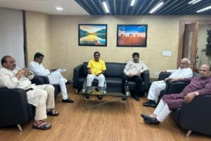 TDP delegation meets EC officials in Delhi