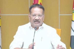 Jagan telling stories to grab 14 lakh assigned lands, says Nakka Ananda Babu