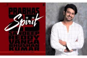 Spirit is the Top Priority for Prabhas
