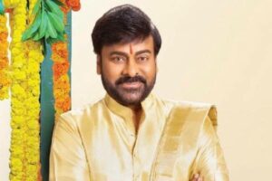 Megastar joins the sets of Vishwambara