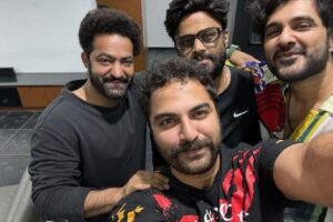 NTR bonds with young Talented actors